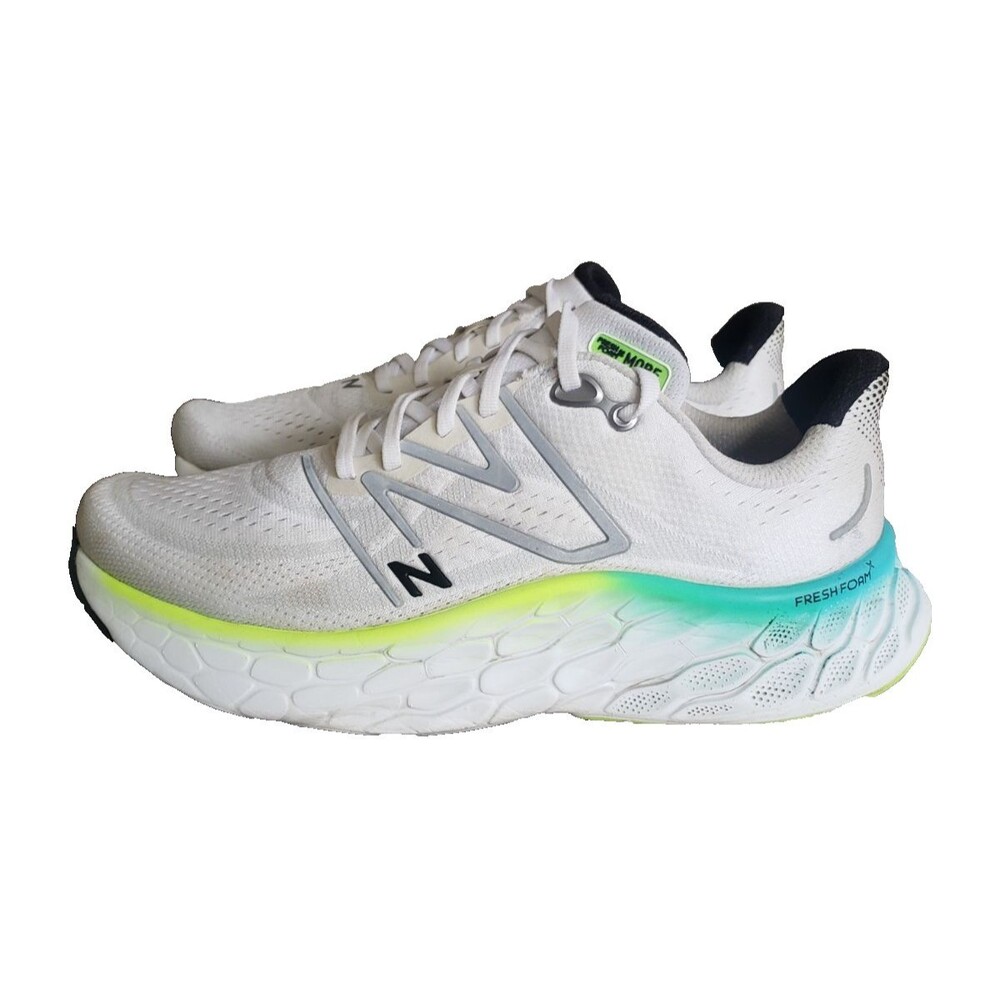 New Balance Fresh Foam More V4 White Electric Teal size Men's Size 11 D MMORWT4 - Picture 6 of 12